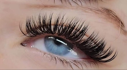 Close-up of expertly applied eyelashes at Lashed with Cee, Torquay, England, GB, showcasing lash artistry.