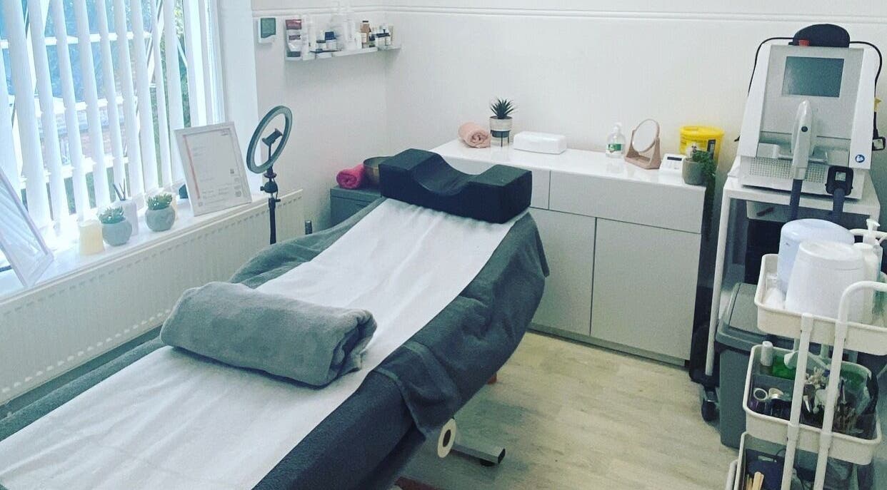 A serene treatment room at By Natasha Turner Beauty & Aesthetics in Kings Hill, England, GB. Perfect for relaxation.