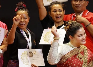 Award ceremony at Massage by Sommai, Dewsbury, England, GB, celebrating achievements in beauty and wellness.