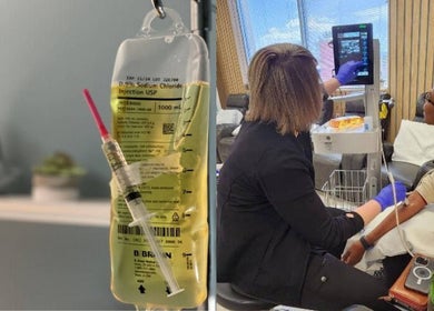 IV therapy session at Infusion Care - Las Vegas showcasing serene wellness in Las Vegas, Nevada, US.