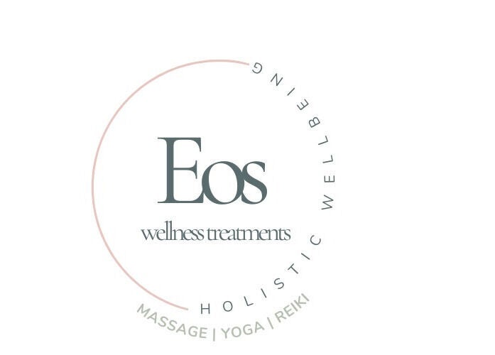 Eos Wellness Treatments logo highlighting holistic wellbeing in Harrogate, England, GB.
