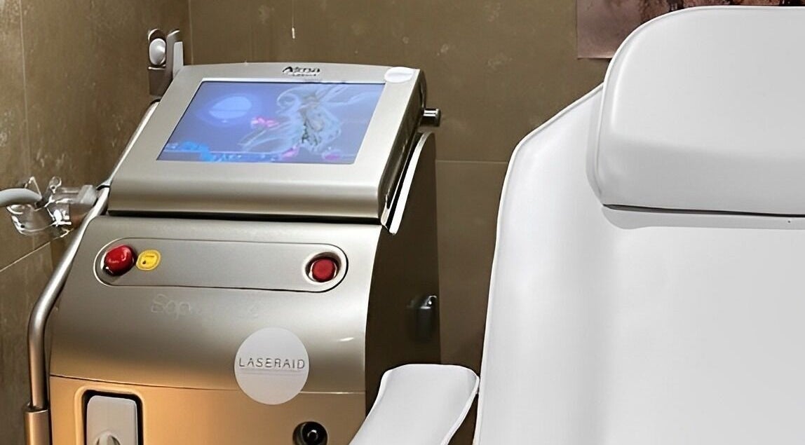 Laser treatment machine at Marose Aesthetics, Bradford, England, GB offers advanced beauty services.
