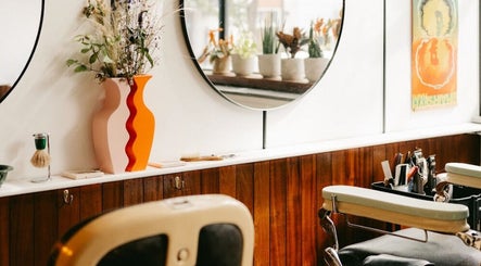Interior of Lume Hair Studio | Netil Lane with stylish decor, London, England, GB.