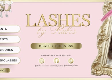 Lashesbyrubes offers beauty treatments in Minehead, England, GB. Elegant decor and focus on eyelashes.