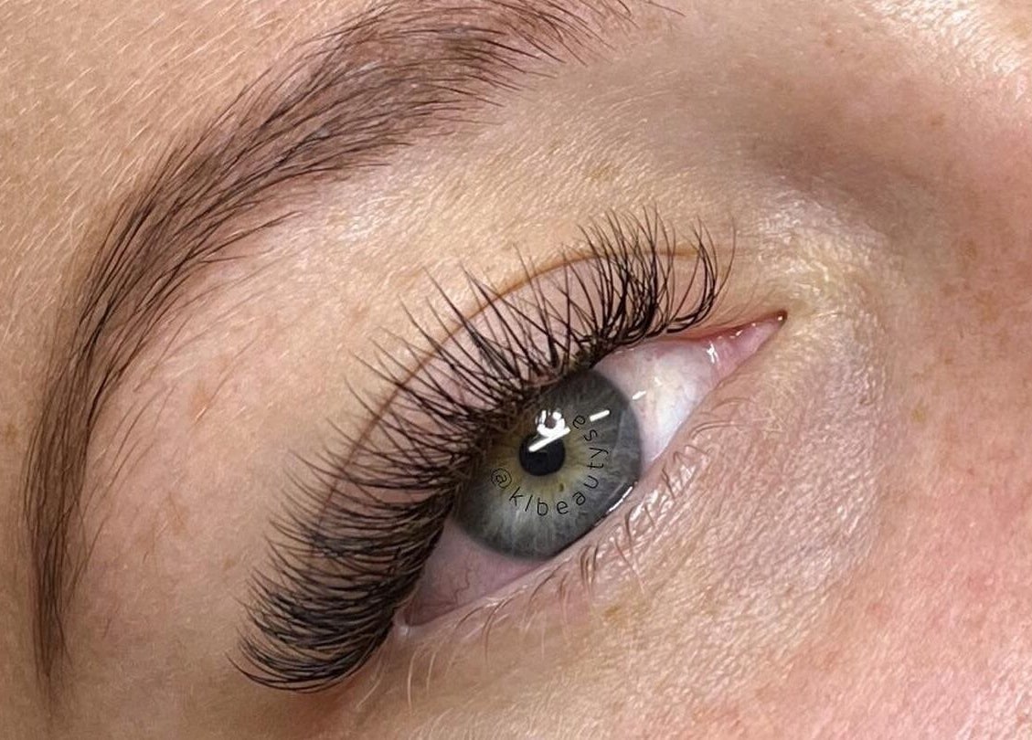 Close-up of lifted lashes at Nova Beauty Studio in Cape Town, Western Cape, ZA.