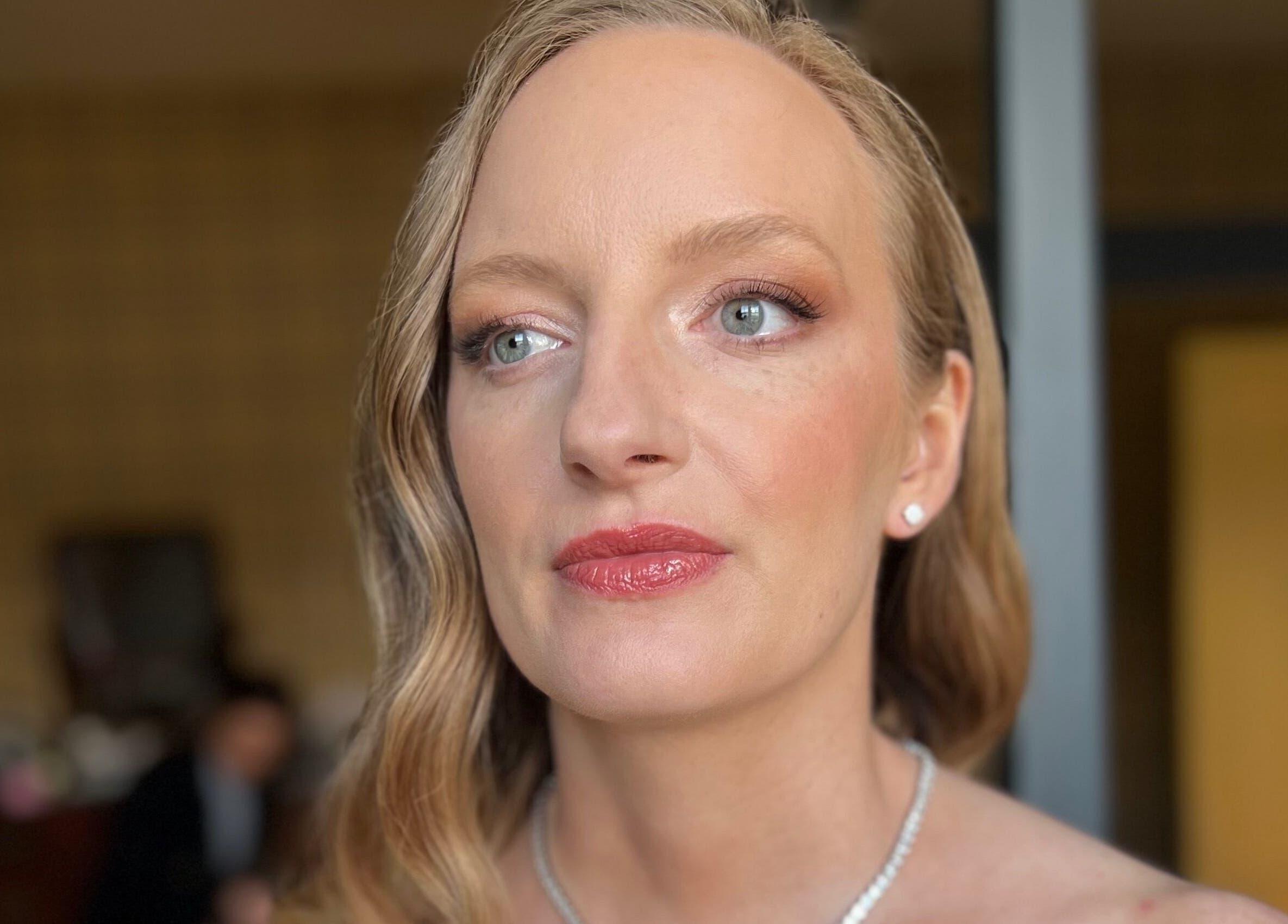 Elegant makeup at Andrea Maxwell Artemisia Hair & Beauty Studio, Cawdor, Scotland, GB, showcasing a glowing look.