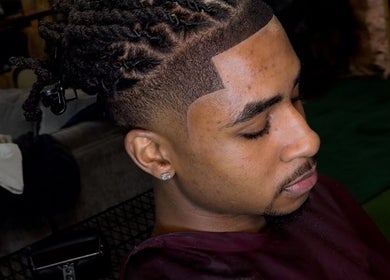 Close-up of a fresh haircut at Courtside Cuts by Sen Boone🔥 in Saginaw, Michigan, US.