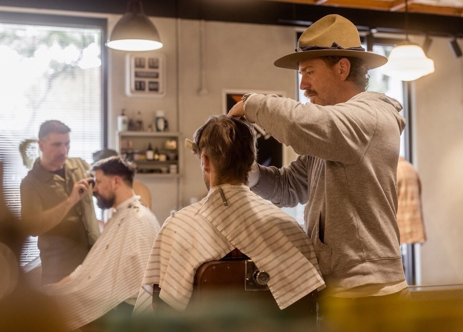 Stylish haircuts at P&P Barbers — PPHH Store in Melbourne, Victoria, AU, showcasing expert grooming services.