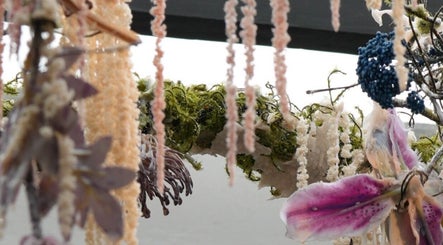 Intricate floral decor at Hair Salon & Face Massage in Ubud — RASA GAYA, Bali, Bali, ID.
