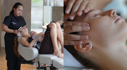 Relaxing facial at Hair Salon & Facial in Ubud — RASA GAYA, Bali, Bali, ID, offering serenity and rejuvenation.