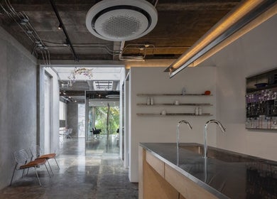 Modern interior of Hair Salon & Facial in Ubud — RASA GAYA, Bali, Bali, ID featuring sleek fixtures.