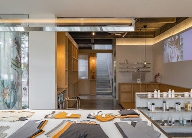 Interior of Hair Salon & Facial in Ubud — RASA GAYA, featuring modern design and wellness products, Bali, Bali, ID.