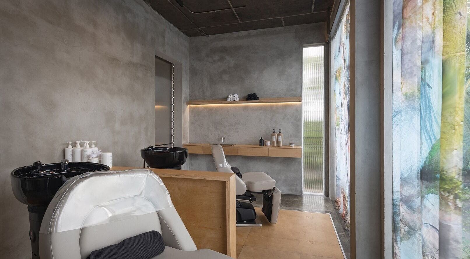 Modern hair salon interior at Hair Salon & Facial in Ubud — RASA GAYA, Bali, Bali, ID with sleek design.