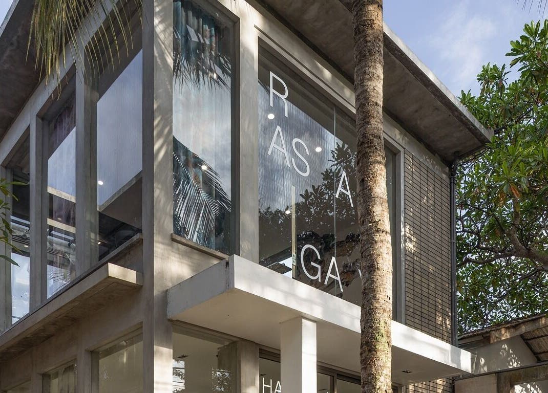 Exterior view of Hair Salon & Facial in Ubud — RASA GAYA, Bali, Bali, ID with tropical surroundings.