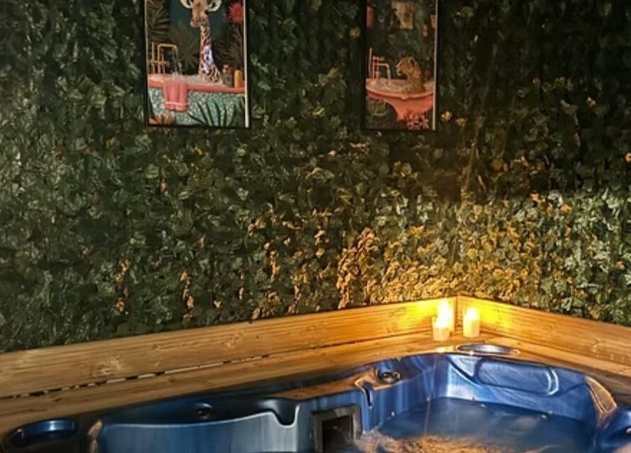 Relaxing jacuzzi at Beauty of the Soul Spa Health and Beauty, Dumbarton, Scotland, GB offers serene ambiance.