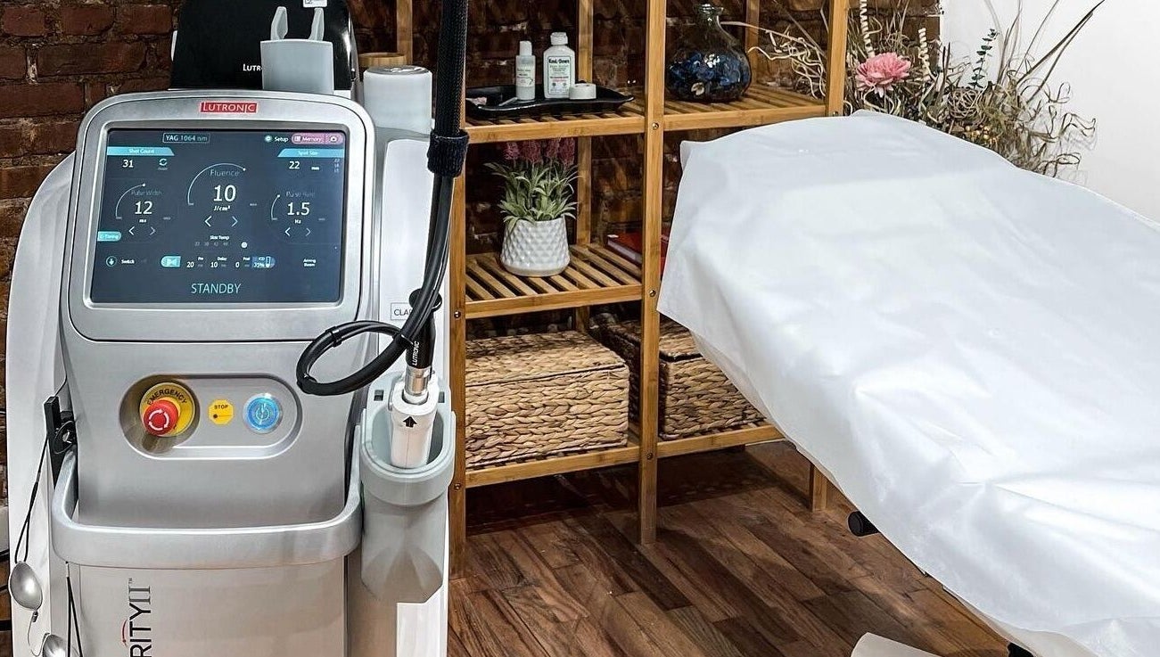 Laser equipment at Écou's Laser Boutique in Scottsdale, Arizona, US, offering advanced skincare treatments.