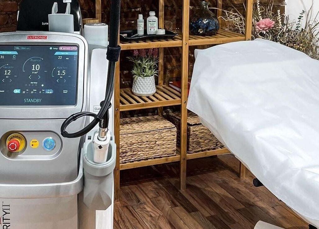 Laser equipment at Écou's Laser Boutique in Scottsdale, Arizona, US, offering advanced skincare treatments.
