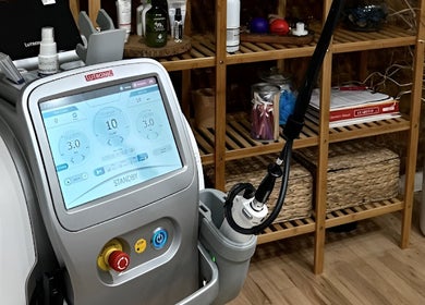 High-tech laser equipment at Écou's Laser Boutique in Scottsdale, Arizona, US.