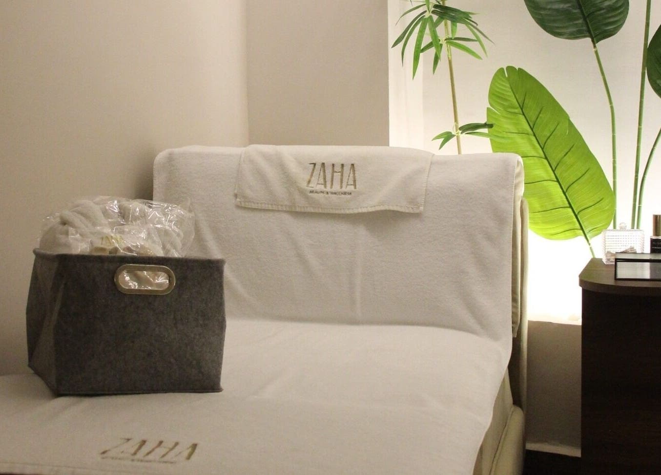 Coin détente avec serviettes à ZAHA Hammam & Spa Casablanca, Casablanca, Casablanca-settat, MA.