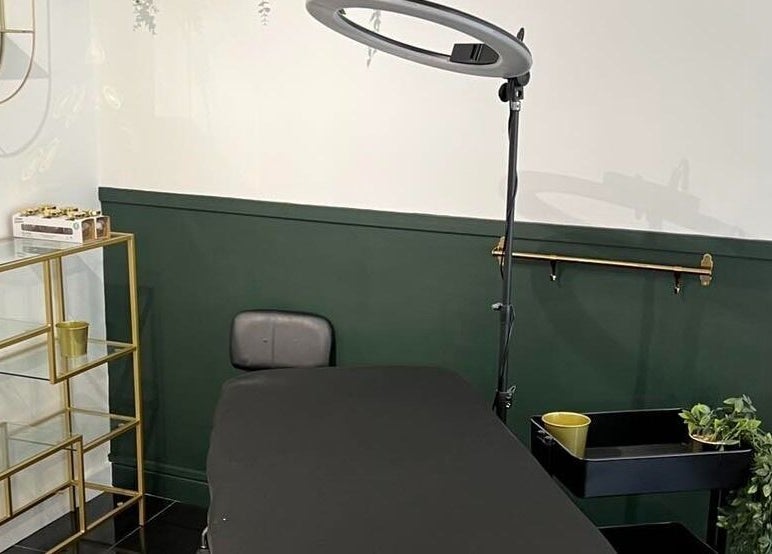 A tranquil treatment room at The Serenity Rooms, Emsworth, England, GB, with modern decor and calming ambiance.