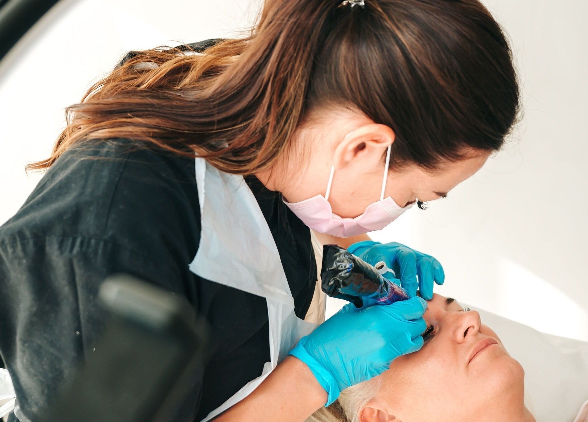 Professional eyebrow treatment at The Serenity Rooms, Emsworth, England, GB, enhancing natural beauty.