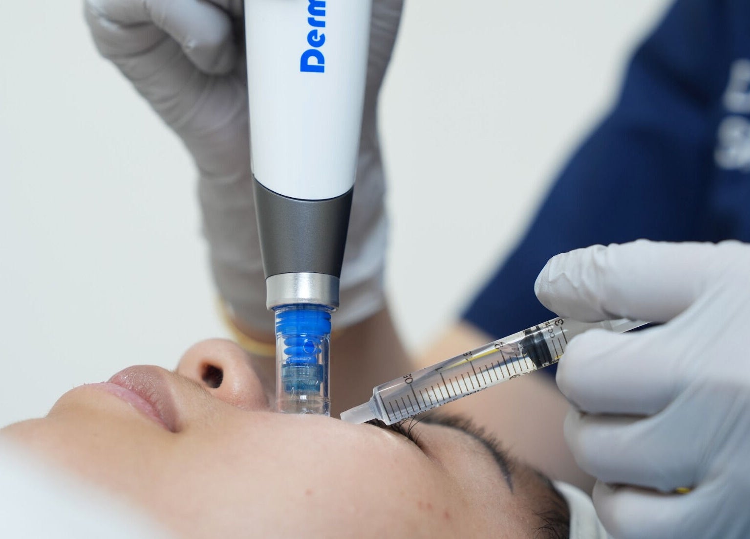 Facial treatment at Dermission Skin And Rejuvenation in Bentleigh, Victoria, AU.