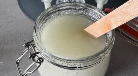 Natural scrub in jar at Balanced Within By Jade, Bristol, England, GB. Perfect for skin rejuvenation.