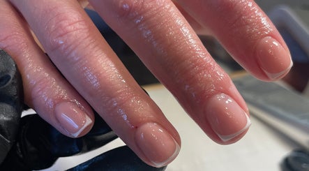Close-up of manicured nails at Divine Beauty & Aesthetics in Lichfield, England, GB.