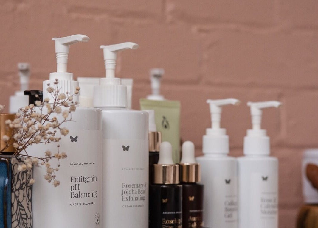 Selection of premium skincare products at Salt Aesthetics, Hobart, Tasmania, AU, enhancing wellness rituals.