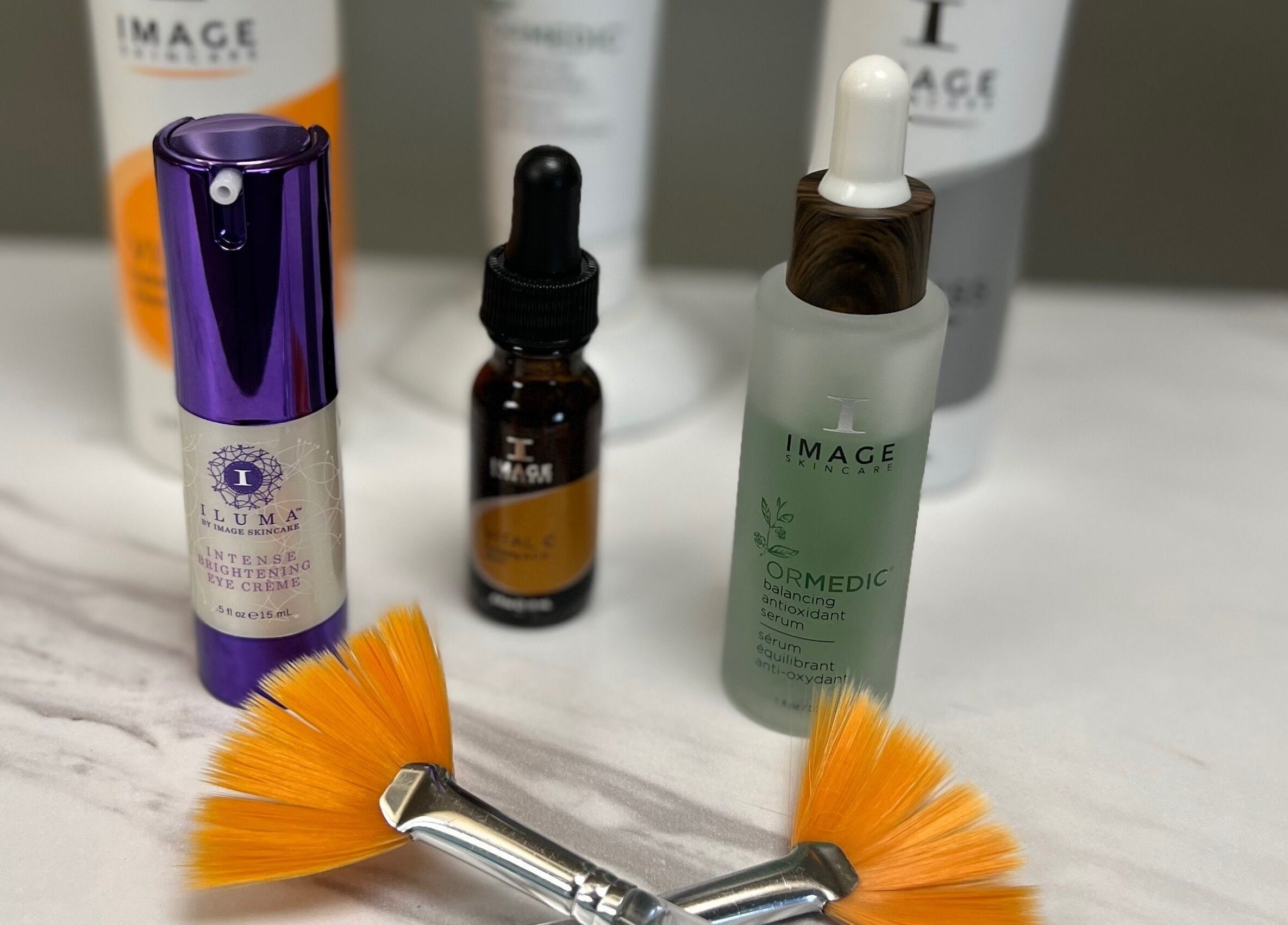 Skincare products at Head to Toe Studio, Arvada, Colorado, US enhancing natural radiance.