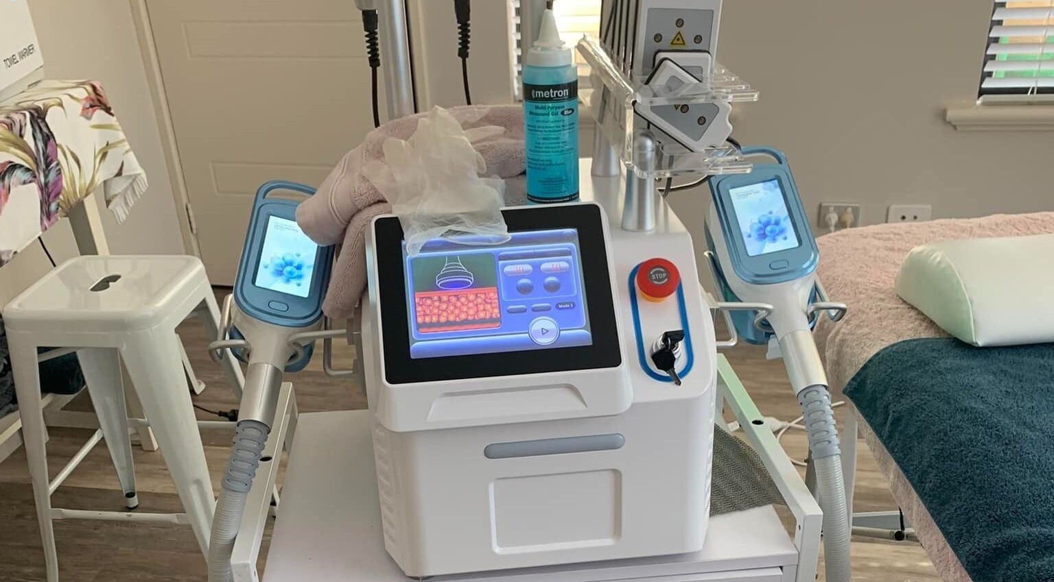 Body contouring machine at You, Restored in Port Kennedy, Western Australia, AU. Enhances spa experience.