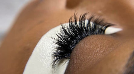Close-up of lash extensions at Casa Artistry (Previously Maddison Lashes) in Campsie, New South Wales, AU.