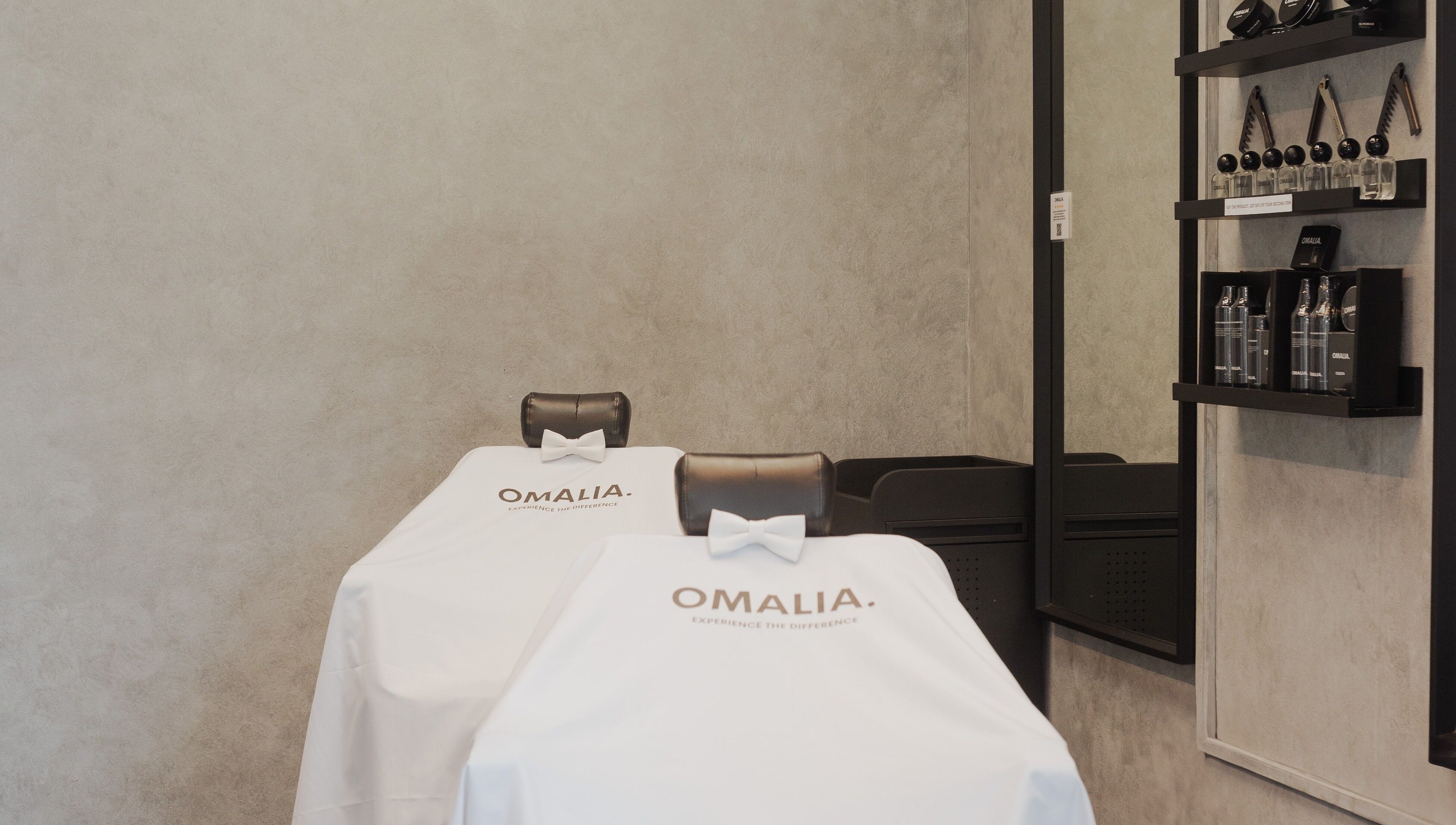 OMALIA. ST LEONARDS venue with spa chairs in St Leonards, New South Wales, AU, ready for treatments.