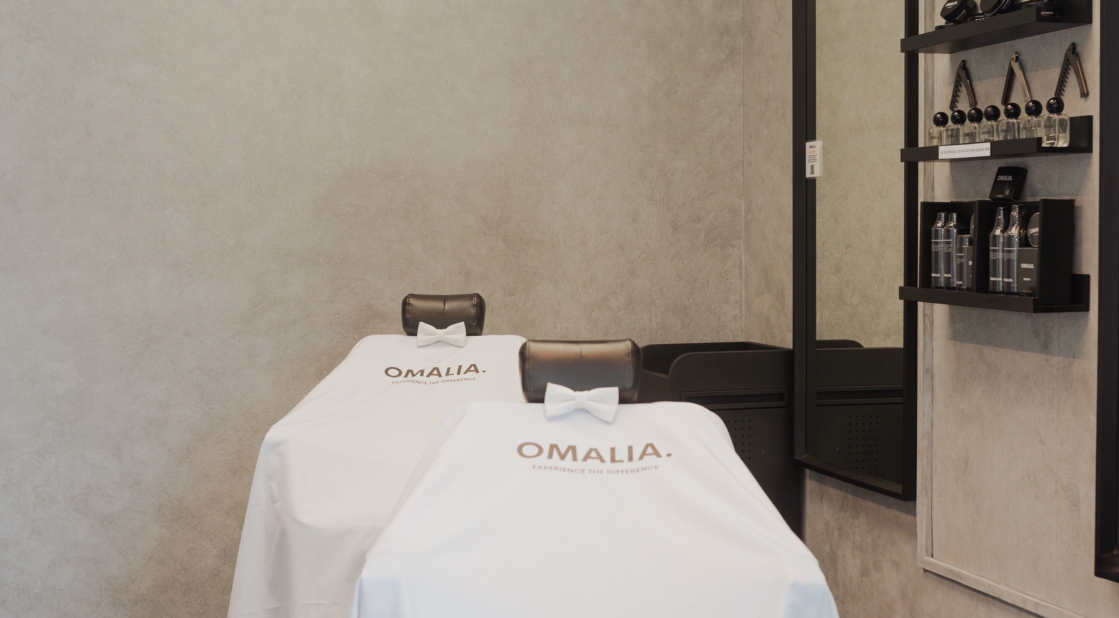 OMALIA. ST LEONARDS venue with spa chairs in St Leonards, New South Wales, AU, ready for treatments.