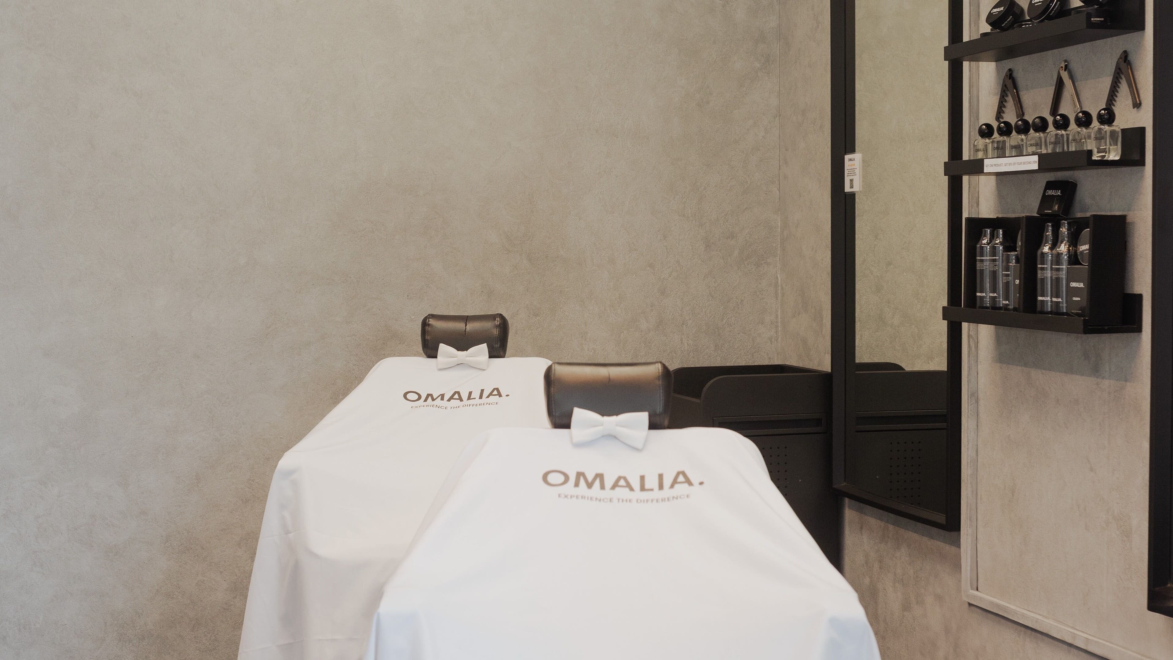 OMALIA. ST LEONARDS venue with spa chairs in St Leonards, New South Wales, AU, ready for treatments.