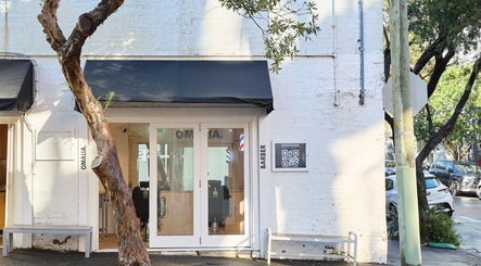 Exterior of OMALIA. SURRY HILLS, a modern barber in Surry Hills, New South Wales, AU with a stylish facade.