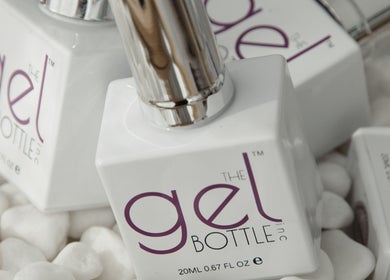 Elegant gel nail polish bottles at Pistache Beauty Alina, St Leonards, New South Wales, AU, perfect for manicures.