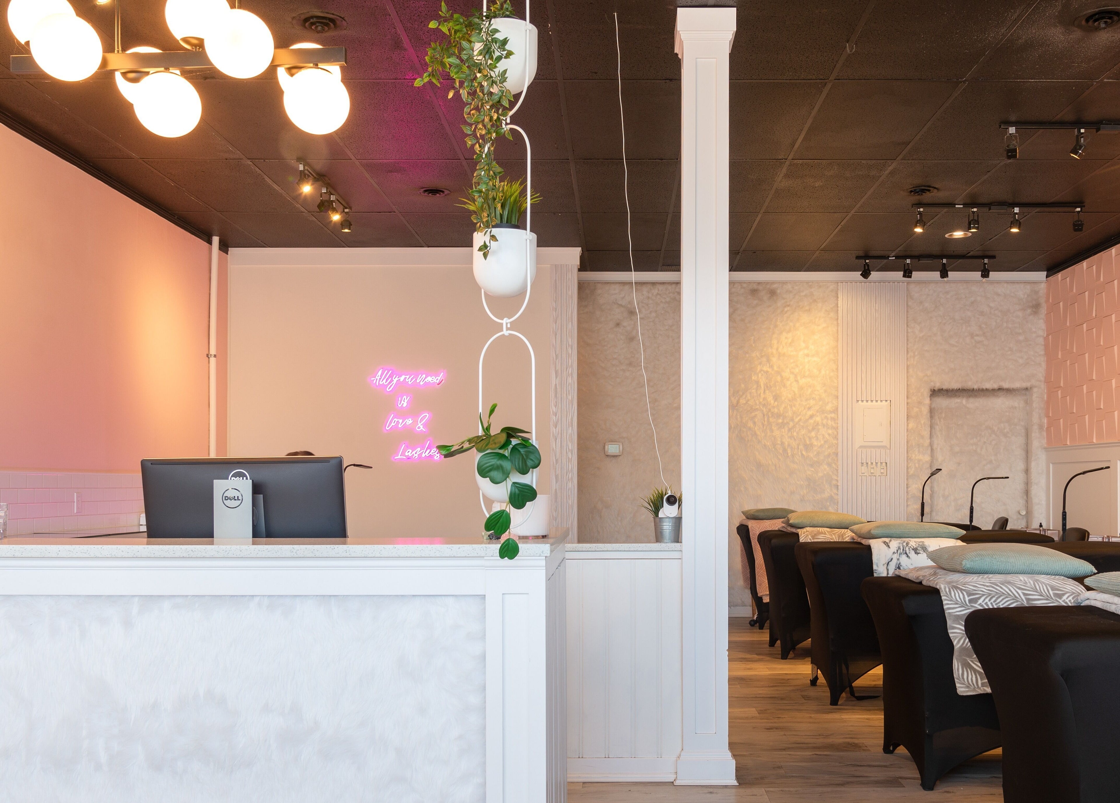 Elegant reception at Blink & Brow Co. DOWNTOWN LANGLEY, Langley City, British Columbia, CA.