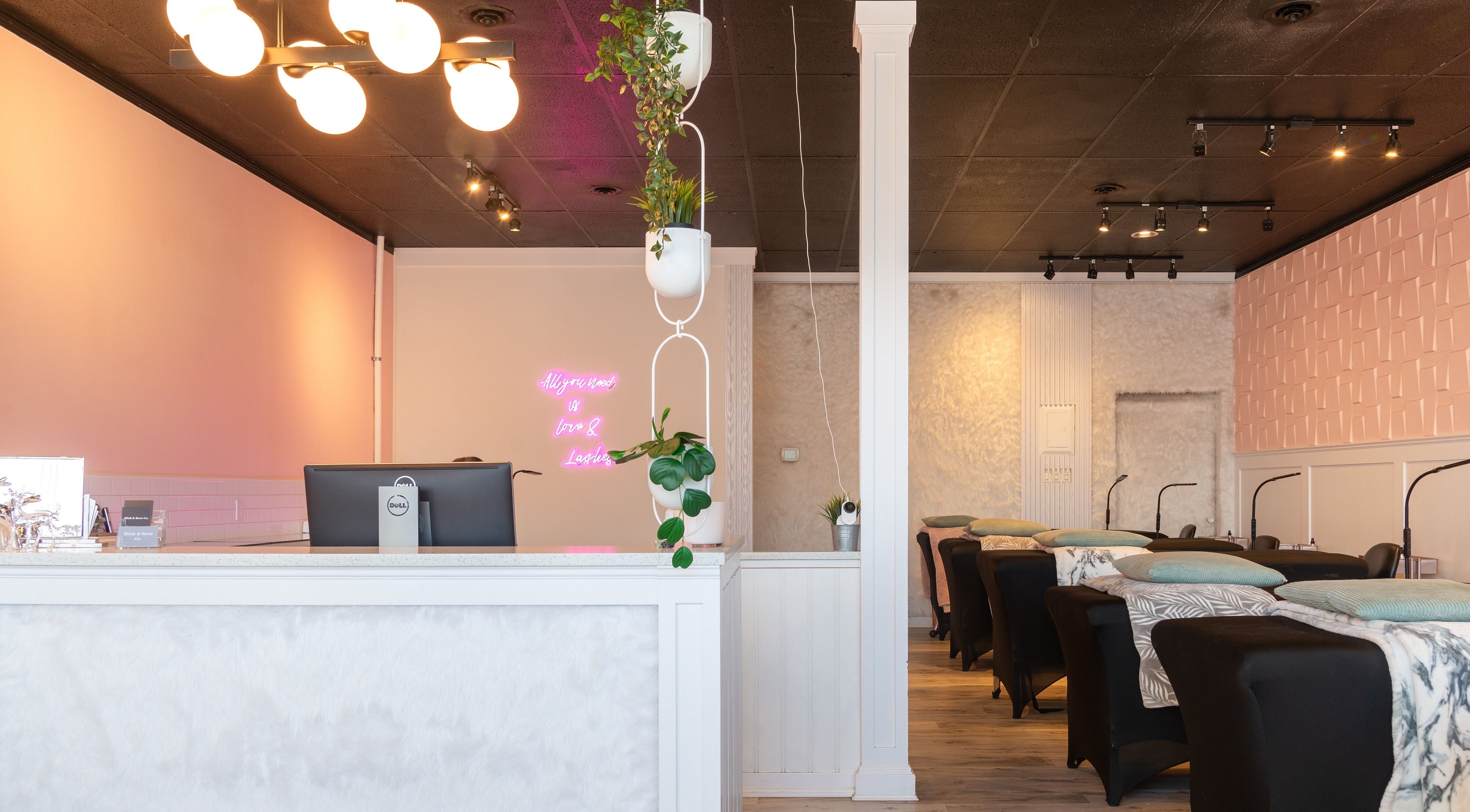 Elegant reception at Blink & Brow Co. DOWNTOWN LANGLEY, Langley City, British Columbia, CA.