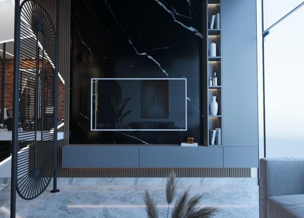 Sophisticated interior of Pointcut Barbershop, Riyadh, Riyadh Province, SA with modern decor and sleek design.