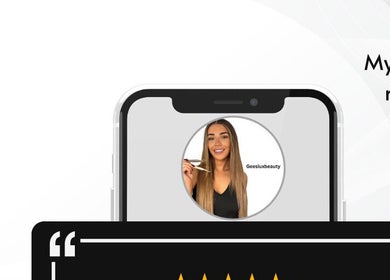 Client testimonial highlighted on GeesLuxBeauty's site, Huntingdale, Western Australia, AU.