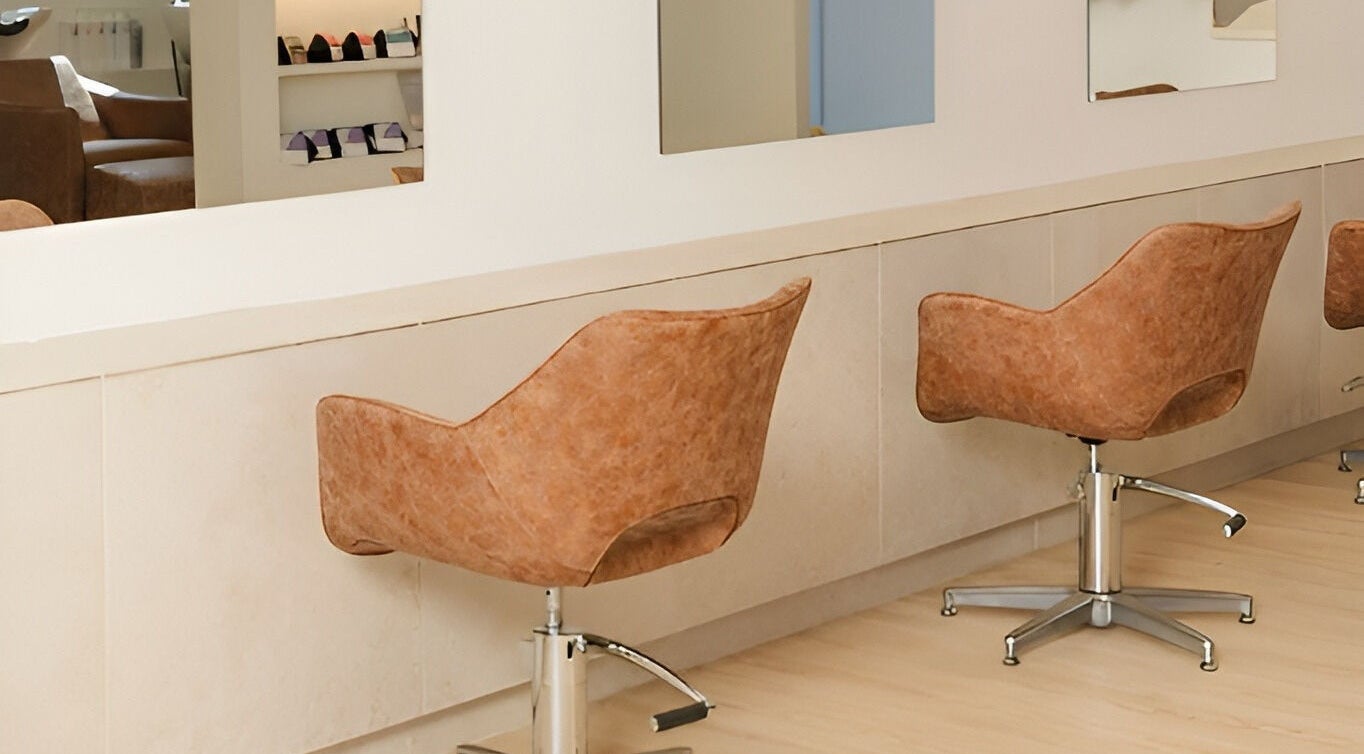 Stylish salon chairs at The Mane Stylist in Red Hill, Queensland, AU.
