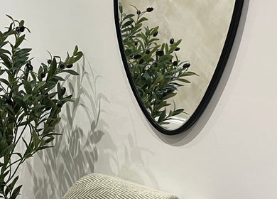 Elegant mirror and plant decor at Aaliyahbrookesbeauty, Telford, England, GB, exuding tranquility.