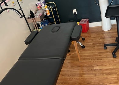 Relaxing treatment room at Premier Beauty in Berea, Kentucky, US. Equipped for wellness and beauty services.