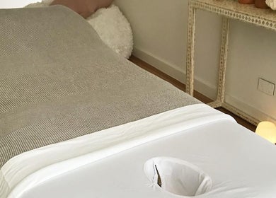 Cozy massage table at Zen & Chill - Massage, Paradise Point, Queensland, AU, offering relaxation therapies.