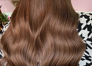Luxurious hair extensions at Loxy Locks Hair Extensions in Belper, England, GB offer a shimmering, natural look.