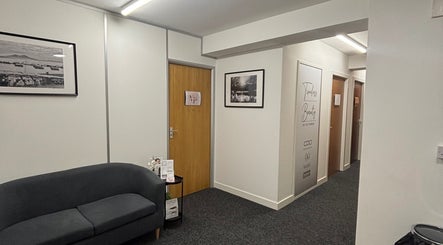 Inviting entrance at Timeless Beauty by Liz Foran, Paisley, Scotland, GB showcasing a stylish reception area.