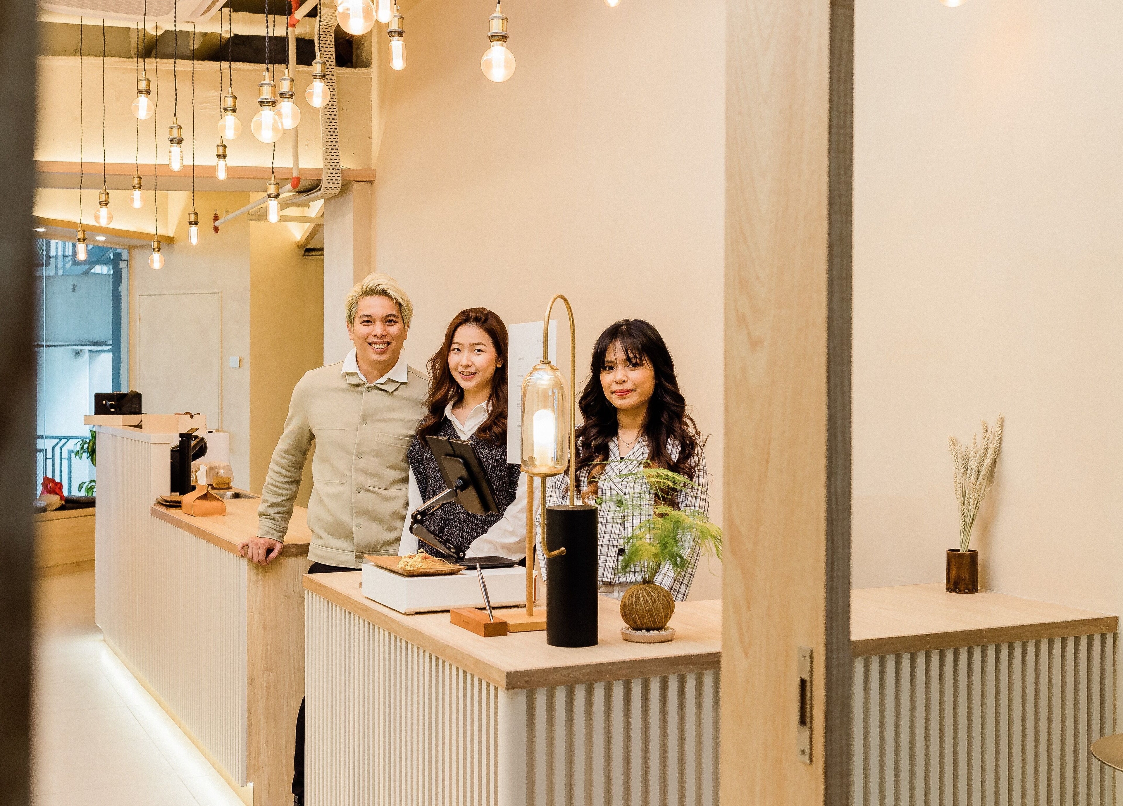 Friendly staff at Maldon Salon reception in Kuala Lumpur, Wilayah Persekutuan Kuala Lumpur, MY.