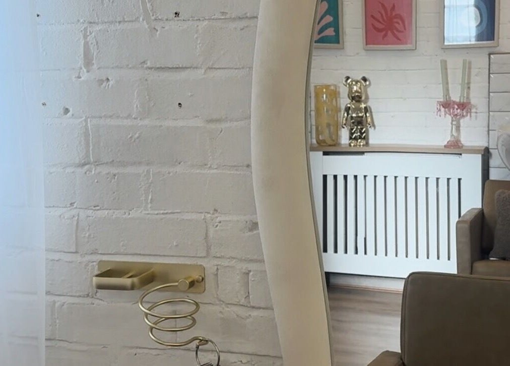 Chic beauty area in Saturate The Studio, Johnston, Wales, GB with stylish decor and comfortable seating.