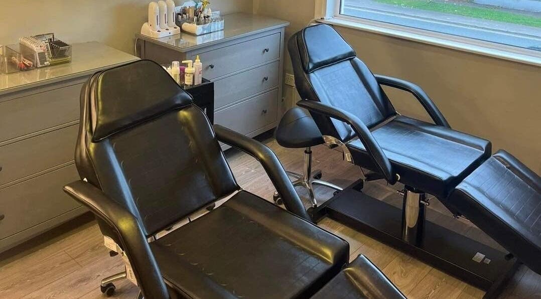 Elegant spa chairs at Golden Luxury Nails and Beauty Ltd., Dublin, County Dublin, IE, offering serenity.